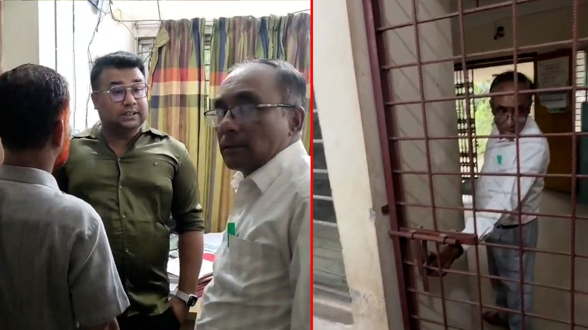 ঘুষ না পেয়ে সাংবাদিকদের অবরুদ্ধ, মোবাইল ছিনতাইয়ের অভিযোগে নবীনগর ভূমি অফিসে উত্তেজনা